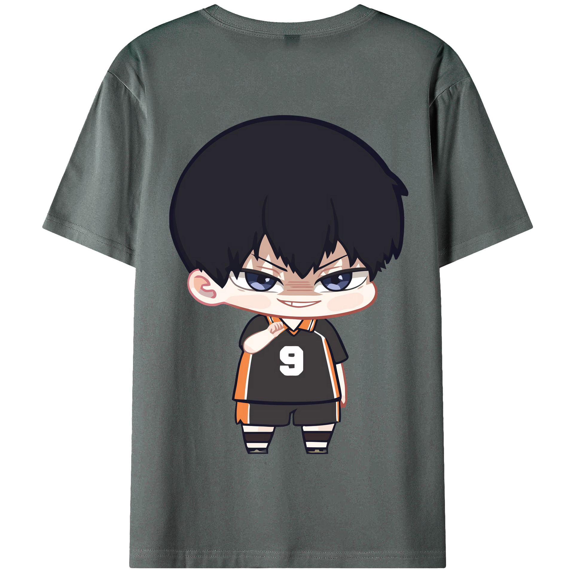 （画像用） ハイキュー!! Haikyu!! 綿100％半袖Tシャツ（背面プリント）